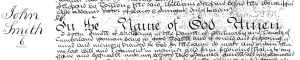 John Smith Will 1821 excerpt